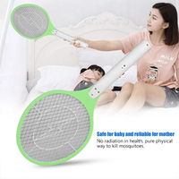 Rechargeable Electric Fly Mosquito Swatter Bug Zapper Racket Insects Killer