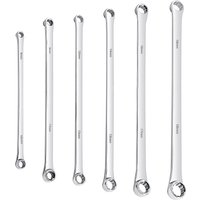 EZARC Extra Long Double Ring Box End Spanner 1Pcs Aviation Wrench Power Less Effort Metric 8-10 9-11 12-13 14-15 16-17 18-19mm
