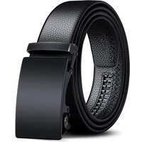 Men's Business Belt Alloy Square Buckle Adjustable Black Pu Leather Belt Simple Business Commuting Belt