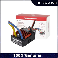 Hobbywing QuicRun WP-1060 60A Brushed Waterproof ESC for 1/10 Scale RC Rock Crawler Off-Road Truck Buggy Car (Dust/Water Proof)
