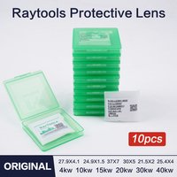 Raytools Original Protective Lens 27.9x4.1 24.9x1.5 30x5 4kw 37x7 15kw 1064mn Fiber Laser Cutting Protection Windows Lenses