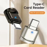 Mini Type-C USB 3.0 to SD Micro SD TF Card Reader Memory Card For Samsung Huawei Xiaomi Aluminum Cardreader