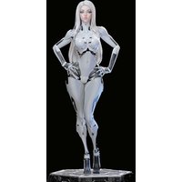 75mm100mm120mm250mm Anime Character Statue GK Miniature 3D Printed Gray Model Figurine DIY Doll Model Unassembled And Unpainted