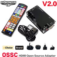 New OSSC V2.0 HDMI Open Source Scan Converter Adapter Top Version for PS2 SEGA Saturn Nintendo 64 PC Engine Retro Game Console