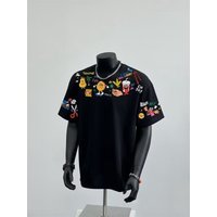 European station high-end clothes personalized printing T-shirt short-sleeved men's summer new cotton half-sleeved t-shirt tide