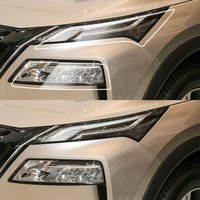 Smoke Black High-Gloss TPU Headlight Protective Film for Nissan X-trail/Rogue T33 T32 2017-2026 Pre-Cut PPF Anti-Scratch Film