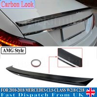 Car Tail Spoiler For MERCEDES CLS Series W218 C218 CLS250 CLS500 CLS63 AMG 2010-2018 REAR TRUNK SPOILER CARBON LOOK Auto Parts
