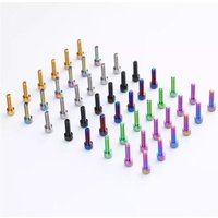 AliExpress s-parts 6pcs Bicycle stem titanium screw M5x18mm road bike MTB stem titanium bolt