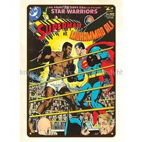 1978 comic vs ALI metal tin sign office bar home decor