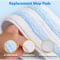 For Vileda H2prO/O-Cedar H2prO Robot Vacuum Cleaner Flat Mop Pad Rags Cleaning Spare Replacement Accessories Microfiber Mop Pad