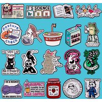 Black Cat You Smell Like Drama Enamel Pin Motivational Quotes Badge Brooch Backpacks Bag Collar Lapel Decoration Jewelry Gifts