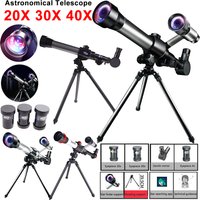 Professional Astronomical Telescope 20X 30X 40X Powerful Monocular Portable HD Moon Space Planet Observation Gifts for Children