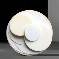99 Alumina Ceramic Round Disc Sheet High Temperature Resistant Substrate Thermal Insulation Insulating Fin Steel Corundum Disc