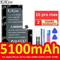 Premium Replacement 5100mAh Mobile Phone Battery For Apple iPhone 16 Pro Max A3084 A3295 A3297 A3296
