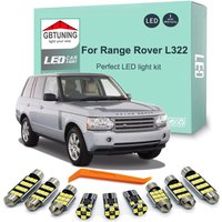 24Pcs Canbus LED Bulb Interior Dome Reading Door Foot light Kit For Land Rover Range Rover L322 2002- 2008 2009 2010 2011 2012