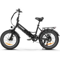 AliExpress SAMEBIKE Samebike Folding Ebike 750W 48V 13AH Removable Battery 20*4 Inch Fat Tire Electric Bike Adult City Commuter Electric Bicycle