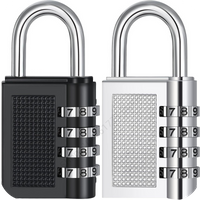 Neues 4-stelliges Codeschloss aus Metall für den Außenbereich, wasserdichtes Vorhängeschloss, Koffer, Gepäck, Codeschloss, Heimspind, Code-Vorhängesch