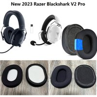 2023 version ear pads for Razer BlackShark V2 Pro Gaming Headset replacement original Earmuffs Ear Covers Ear pillows