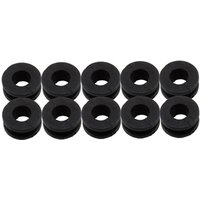 Rubber Grommets for Motorcycle Fairings Set of 10pcs For Yamaha For Honda For Suzuki CBR GSXR Ninja ZX YZF Kawasaki Black
