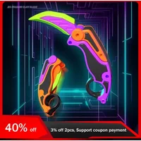 3D Printed Gravity Claw Knife Toy Sword Cosplay Safe Plastic Dazzling Model Decompress Toys Karambit Cool Display Funny Gifts