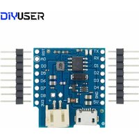 DIYUSER Battery Shield V1.1 V1.2 For WEMOS D1 Mini Single Lithium Battery Charging & Boost