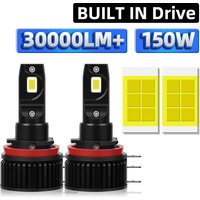 2pcs H15 LED Bulbs Canbus CSP Chip High Beam Headlight Daytime Running Lights for Audi Ford BMW Mercedes-Benz Land Rover Geely
