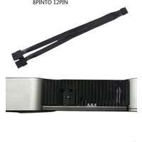12-Pin to Two 8Pin (6+2P) PCIe GPU Power Extension Cable for RTX30 Series Power Cord 30cm 11.8in for Graphics Card