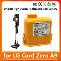 High Capacity 5000mAh Battery for LG CordZero A9 Vacuum Cleaner, Compatible with EAC63382201/04 P9 A9S Replacement