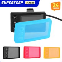 For S866 Electric Bike Display LCD Meter 24V 36V 48V for Kickscooter Control WP Plug LCD Display Panels Silicone Cover Parts
