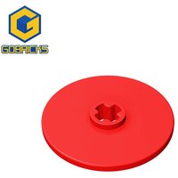 Goricks 2723 10PCS Disk 3x3 Parts Technic Special Bricks Disc DIY Building Blocks Fit with Tire Cover Model Sets Tank Gift Toys