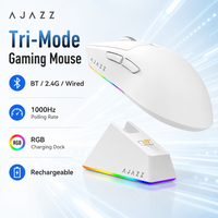 AJAZZ AJ139 V2 MC Wireless Gaming Mouse PAW3311 12000DPI 66g Lightweight 3-Mode RGB Magnetic Charging Macro for PC Laptop Gamer
