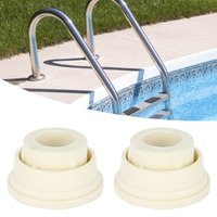 2Pcs Swimming Pool Ladder Rubber Plug Ladder Safety Bumper Swimming Pool Accessory