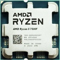 AMD Used Ryzen 5 7500F R5 7500F 3.7GHz CPU processor 6-Core 12-Thread 5NM L3=32M 100-000000597 Socket AM5
