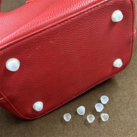 Protect Your Luxury Bag! 10 Transparent Feet Caps for Hermès Birkin/Kelly, Prevents Scratches on Floors, Easy to Apply