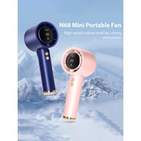 Handheld Fan Portable Turbo Fan Air Cooler 100-Speed Adjustment High-Speed Fans Mini Hand Fan For Home Travel Outdoor Camping