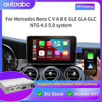 Bezprzewodowy moduł Carplay Android Auto z nawigacją GPS do systemu Mercedes Benz NTG5.0, klasy C, V, A, B, E, GLE, GLA, GLC, Mirror Link, Bluetooth