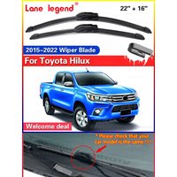 Car Front Wiper Blade For Toyota Hilux 2015 2016 2017 2018 2019 2020 2021 2022 Windscreen Windshield Windows Wipers AN120 AN130