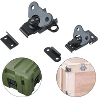 1Pc Butterfly Twist Latch Keeper Toggle Clamp Heavy Lock Travel Luggage Core Buckle Rotary Lock For Flight Case Toolbox Cabinet