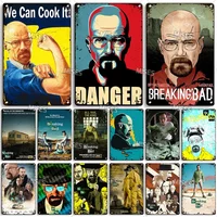 MISES Breaking Bad Classic TV Metal Plate Retro Metal Poster Bar Club Metal Plaque Old Metal Tin Sign Bar Home Studio Wall Decor