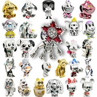 New Original Charm Beads,Disney Demogorgon,Lion King Simba Villains Maleficent Charm Beads,Fit Pendant Bracelet Women Jewelry