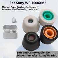 Memory Foam Eartips for Sony WF-1000XM6 Soft Memory Foam Earbuds Replaceable Anti-Slip Wireless Earphone Headphones Earplugs