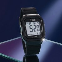 Digital Alarm Clock Watch Digital Sport Watch with Stopwatch, Date Week Display Backlight Waterproof Lightweight Outdoor Sport