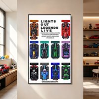 NEW Display Wallboard Suitable for lego 10f1 speed champions wall display mounts building block cars model Display Photo Frame