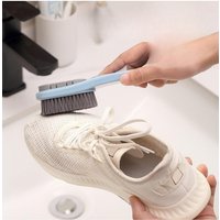 Double-sided Rubber Shoe Brush Soft Bristles Clothes Shoe Brushes Care Brush Waterproof Dirt Removal Cleaning Tool