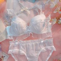 Lace Underwear Set Women's Small Breasts Gather Sexy Pure Desire Sweet Bra Cute Bra