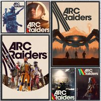 Video Game A-ARC Raiders Poster Trendy And Easy-to-Apply Wall Art Stickers For Home Decor And Dorm Room Walls