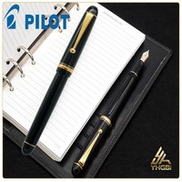 Pilot Pen Custom 74 Set of Pens Japan Original 14K Gold Pen Classic Business Fountain Pen Stationery for School Office