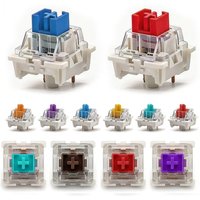 110pcs Outemu 3Pin Switches for Mechanical Keyboard Clicky Linear Tactile Silent RGB LED SMD Gaming Switches Compatible