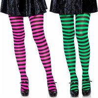 Striped Pantyhose Sweet Cosplay Cotton Long Hosiery Elastic Over Knee Dance Clubwear Stocks Halloween Party