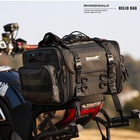 Rhinowalk Motorcycle Rack Bag Waterproof 19L-80L Expandable Big Capacity Motorbike Tail Bag Saddle Pack Pannier Rack Trunk